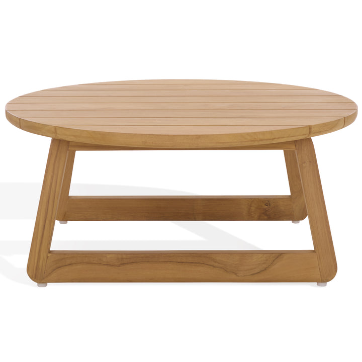 American Home Furniture Safavieh Couture Gale Teak Outdoor Coffee Table