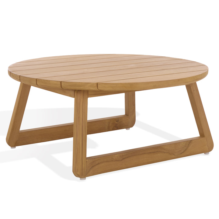 American Home Furniture Safavieh Couture Gale Teak Outdoor Coffee Table