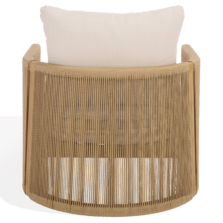 American Home Furniture Safavieh Couture Gale Teak And Hyacinth Patio Chair