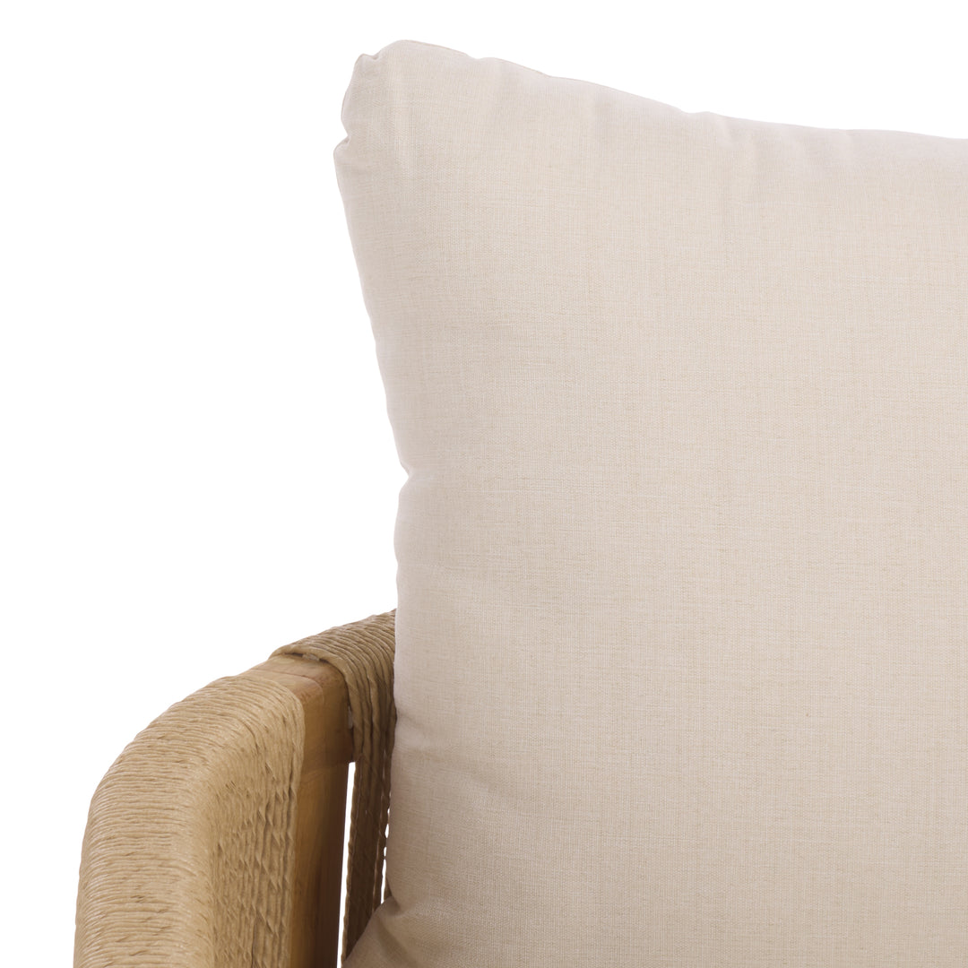 American Home Furniture Safavieh Couture Gale Teak And Hyacinth Patio Chair