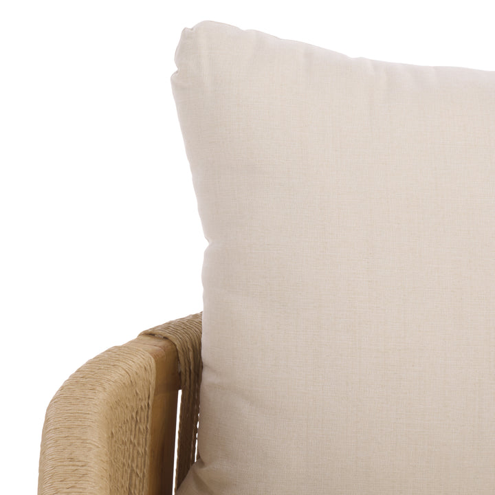 American Home Furniture Safavieh Couture Gale Teak And Hyacinth Patio Chair