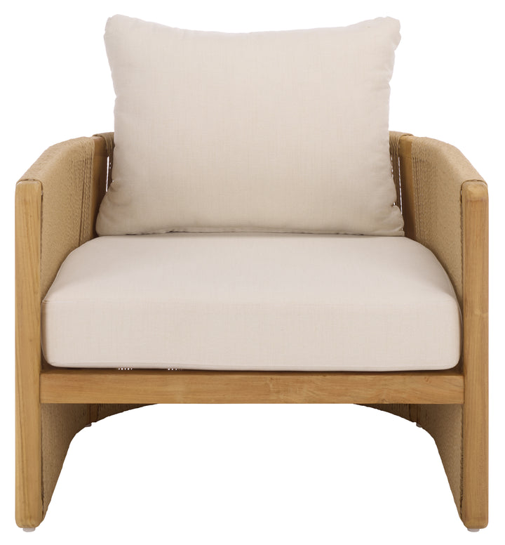 American Home Furniture Safavieh Couture Gale Teak And Hyacinth Patio Chair