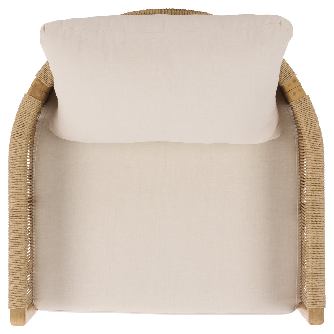 American Home Furniture Safavieh Couture Gale Teak And Hyacinth Patio Chair