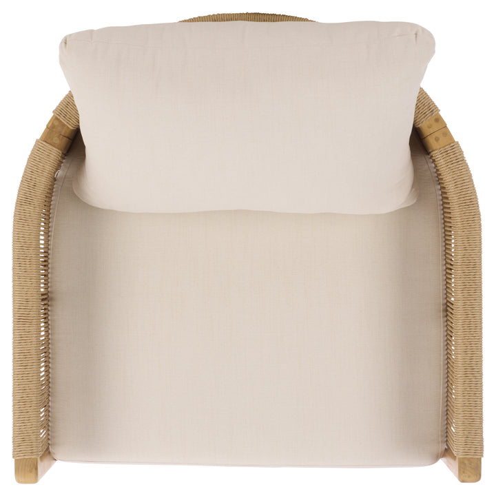 American Home Furniture Safavieh Couture Gale Teak And Hyacinth Patio Chair