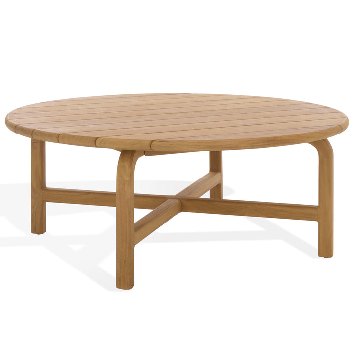 American Home Furniture Safavieh Couture Rogers Teak Outdoor Coffee Table