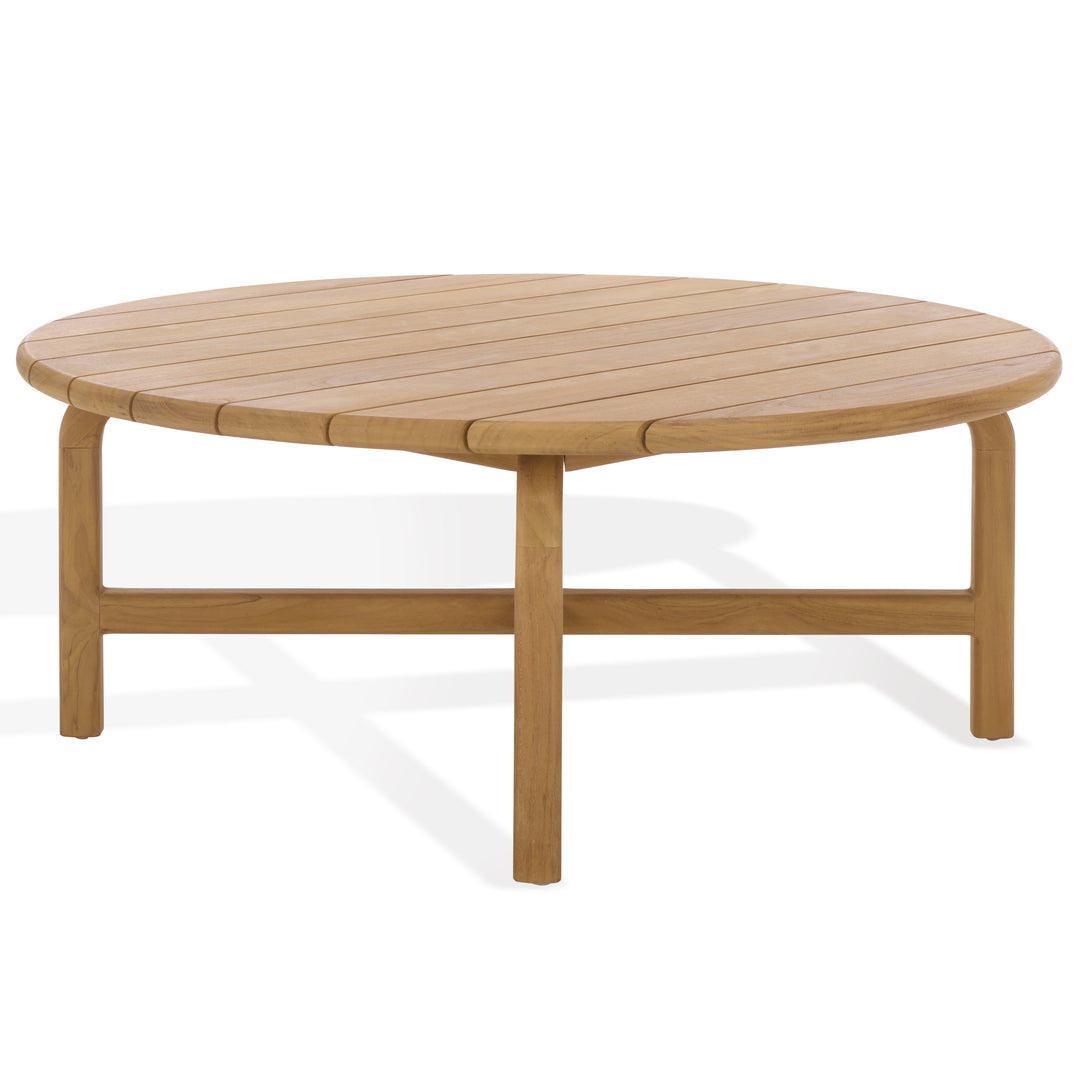 American Home Furniture Safavieh Couture Rogers Teak Outdoor Coffee Table