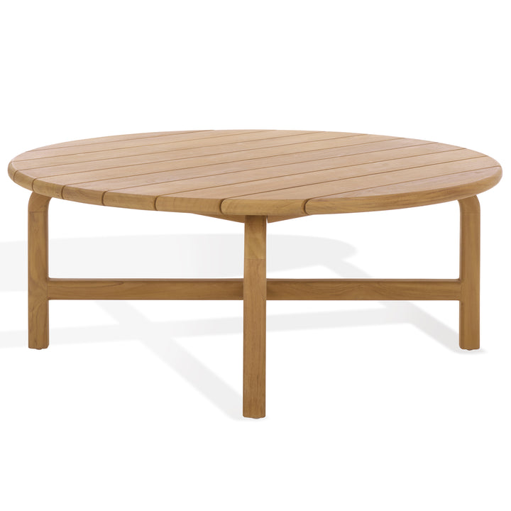 American Home Furniture Safavieh Couture Rogers Teak Outdoor Coffee Table