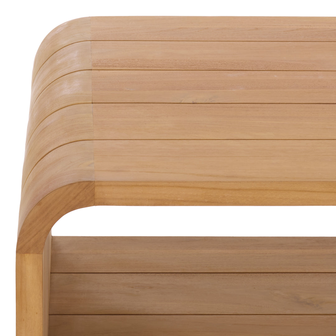 American Home Furniture Safavieh Couture Cove Teak Outdoor Coffee Table