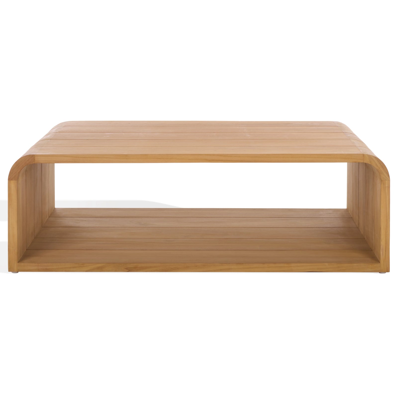 American Home Furniture Safavieh Couture Cove Teak Outdoor Coffee Table