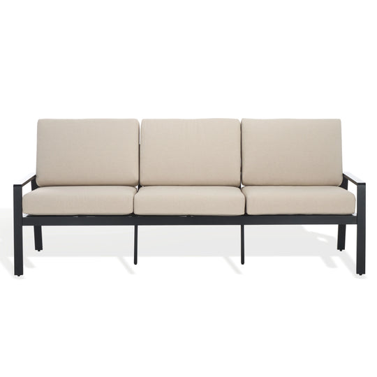 Safavieh Couture Guam Aluminum Outdoor Sofa OUTDOOR SOFAS + SECTIONALS