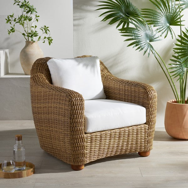 American Home Furniture | Safavieh Couture - Melbourne Wicker Patio Chair