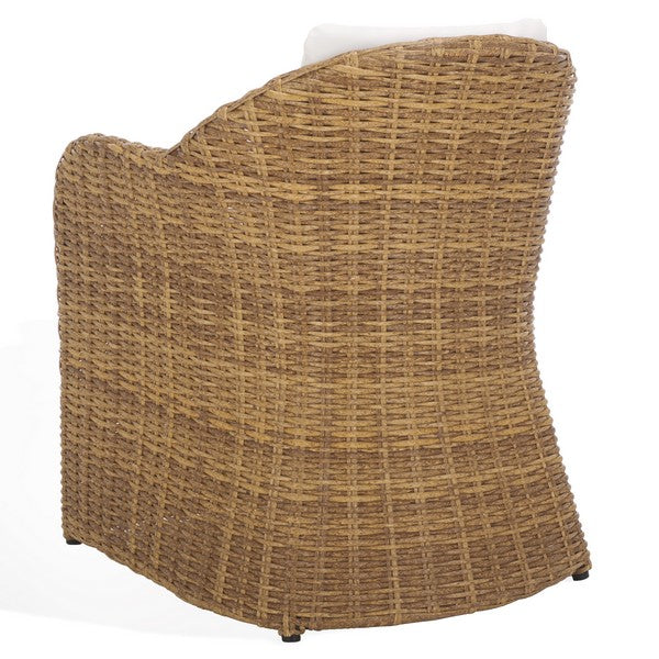 American Home Furniture | Safavieh Couture - Melbourne Wicker Outdoor Dining Chair