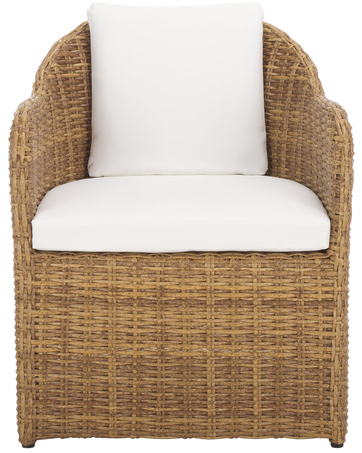American Home Furniture Safavieh Couture Melbourne Wicker Outdoor Dining Chair
