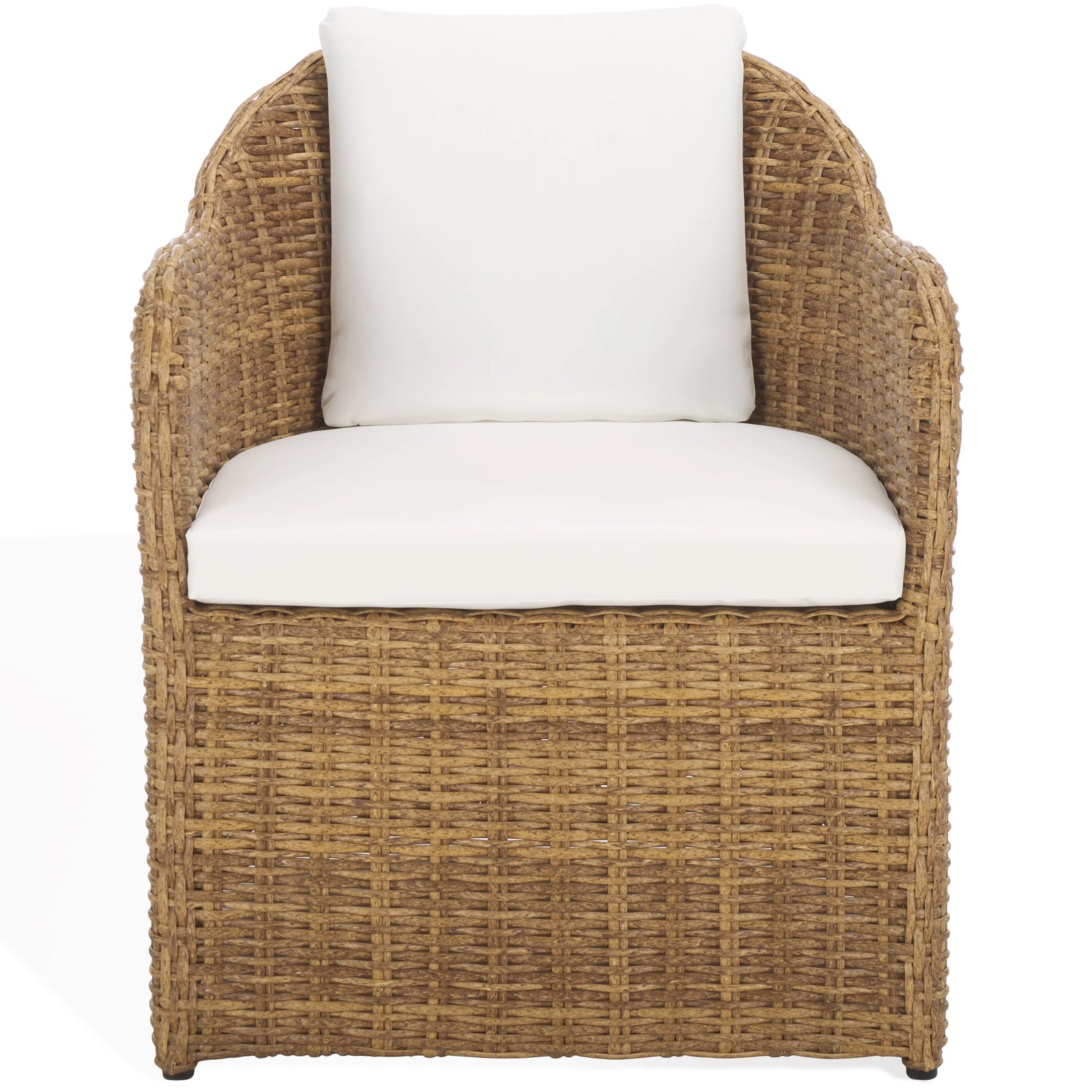 American Home Furniture Safavieh Couture Melbourne Wicker Outdoor Dining Chair