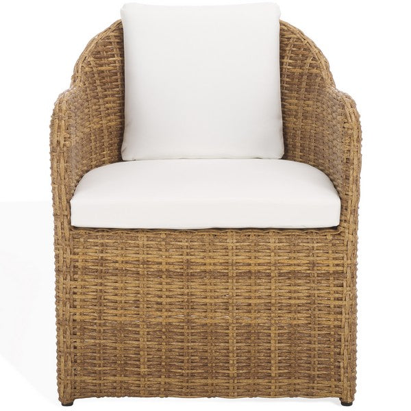 American Home Furniture | Safavieh Couture - Melbourne Wicker Outdoor Dining Chair