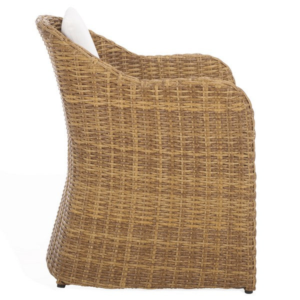 American Home Furniture | Safavieh Couture - Melbourne Wicker Outdoor Dining Chair