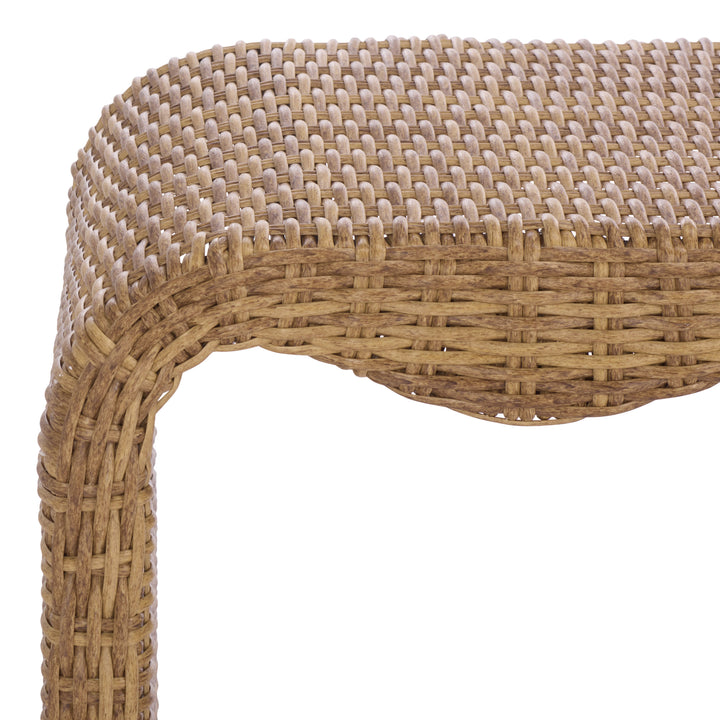 American Home Furniture Safavieh Couture Lynsee Wicker Bench