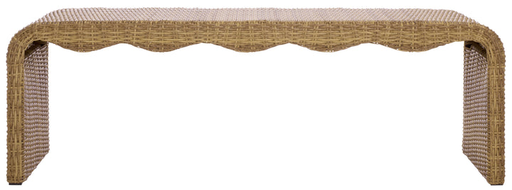 American Home Furniture Safavieh Couture Lynsee Wicker Bench
