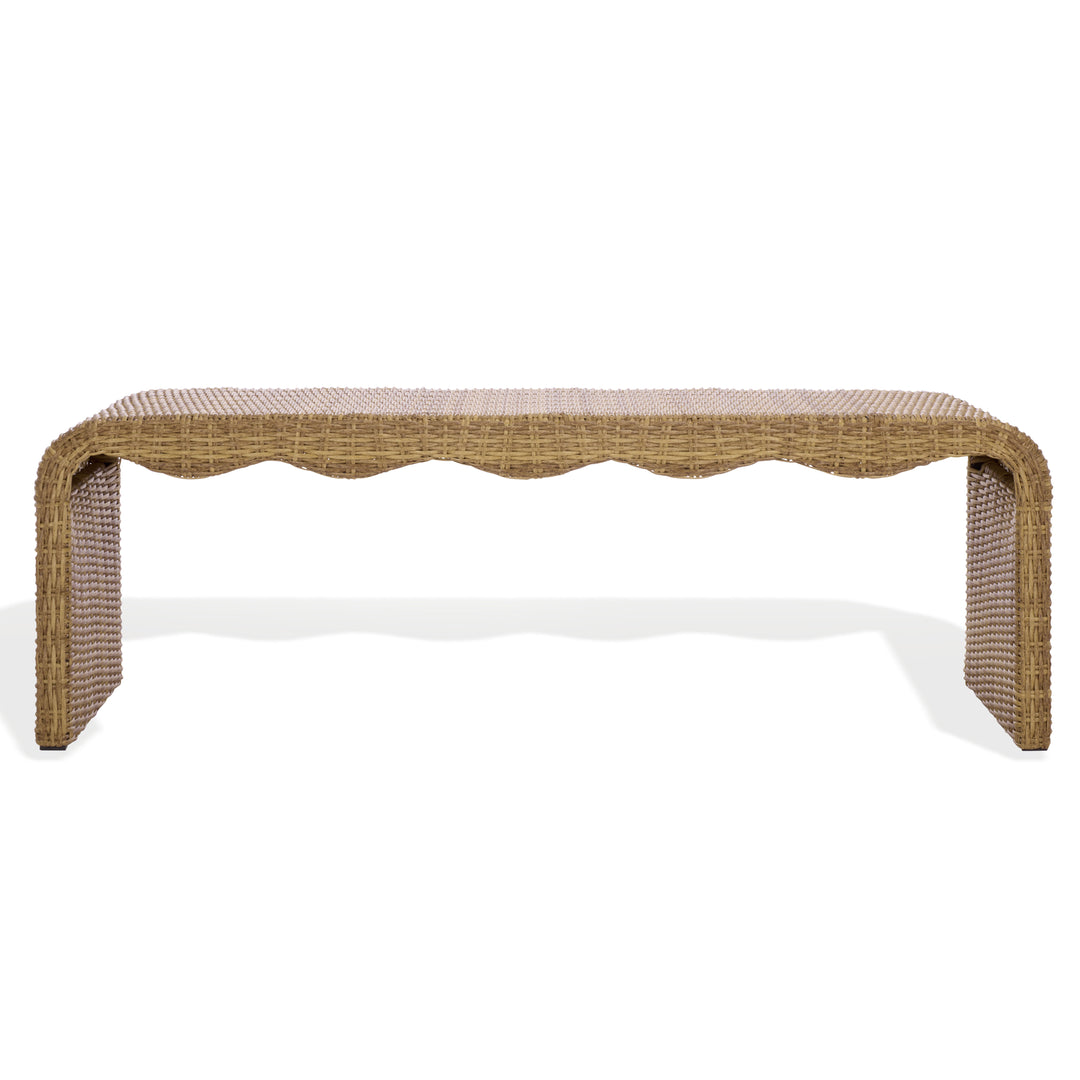 American Home Furniture Safavieh Couture Lynsee Wicker Bench