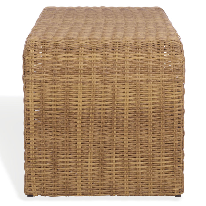 American Home Furniture Safavieh Couture Lynsee Wicker Bench