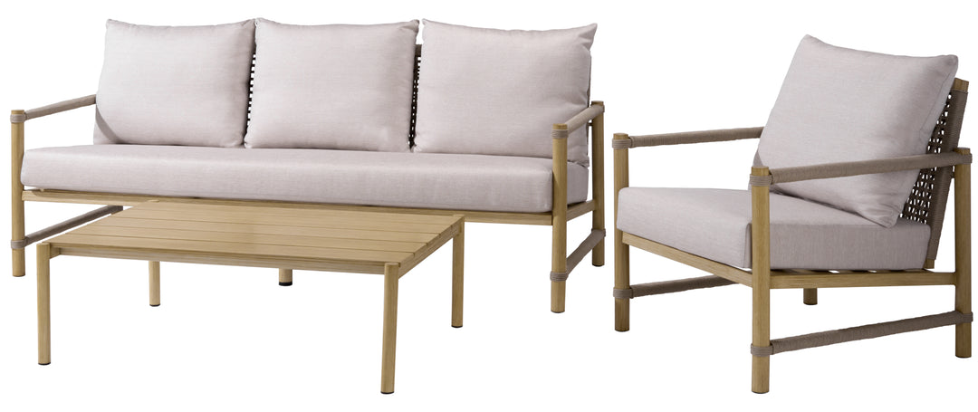 American Home Furniture Safavieh Couture Dorianna Aluminum Patio Sofa