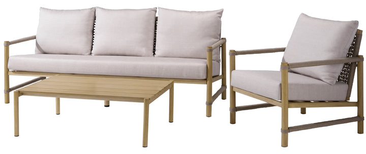 American Home Furniture Safavieh Couture Dorianna Aluminum Patio Coffee Table