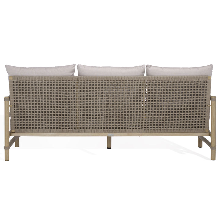 American Home Furniture Safavieh Couture Dorianna Aluminum Patio Sofa