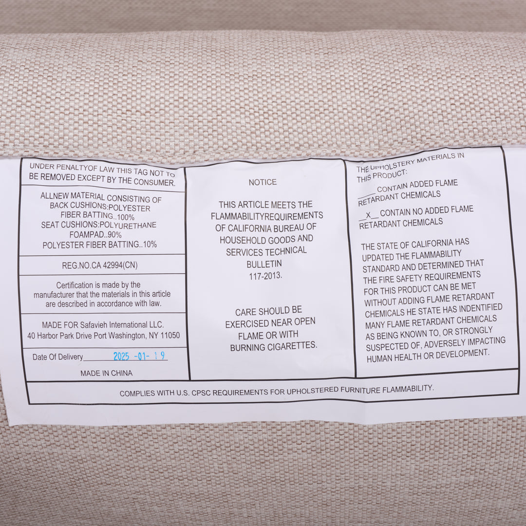 American Home Furniture Safavieh Couture Dorianna Aluminum Patio Sofa