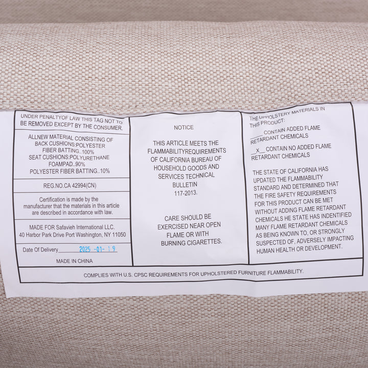 American Home Furniture Safavieh Couture Dorianna Aluminum Patio Sofa