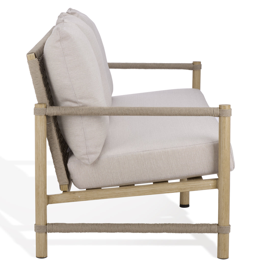 American Home Furniture Safavieh Couture Dorianna Aluminum Patio Sofa