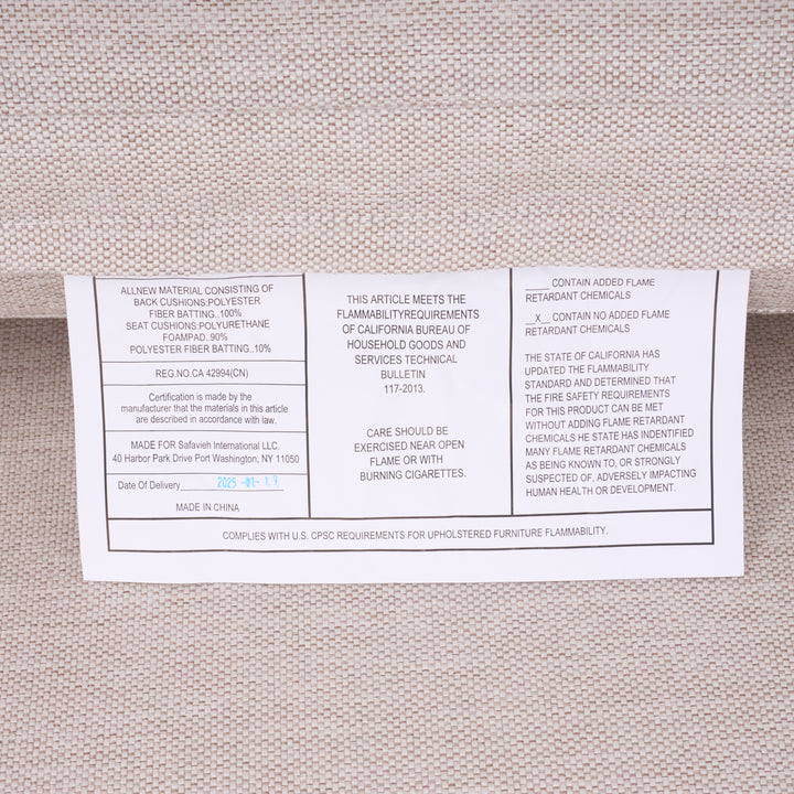 American Home Furniture Safavieh Couture Chryssa Aluminum And Teak Patio Chair