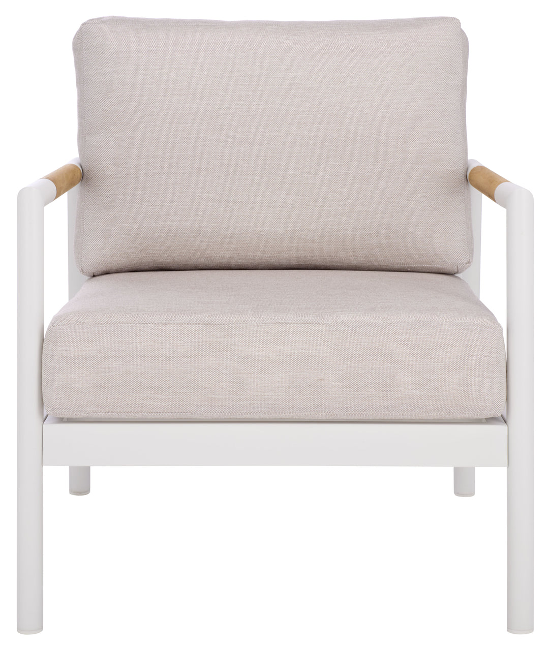 American Home Furniture Safavieh Couture Chryssa Aluminum And Teak Patio Chair