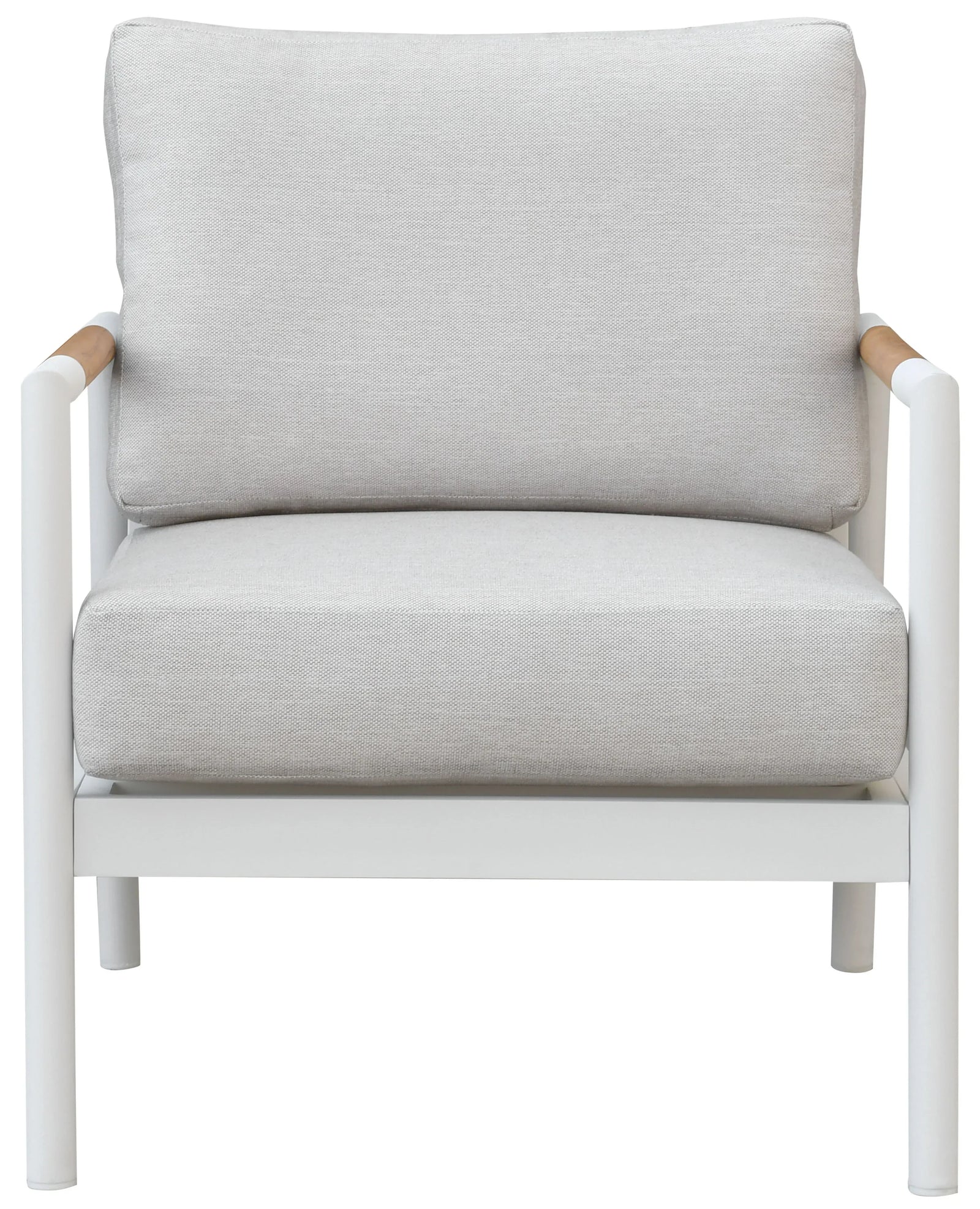 American Home Furniture Safavieh Couture Chryssa Aluminum And Teak Patio Chair