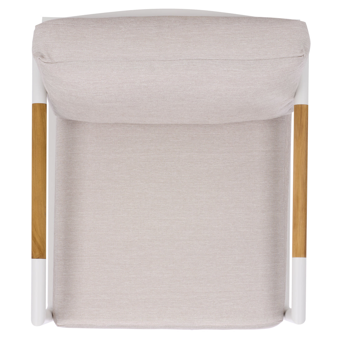 American Home Furniture Safavieh Couture Chryssa Aluminum And Teak Patio Chair