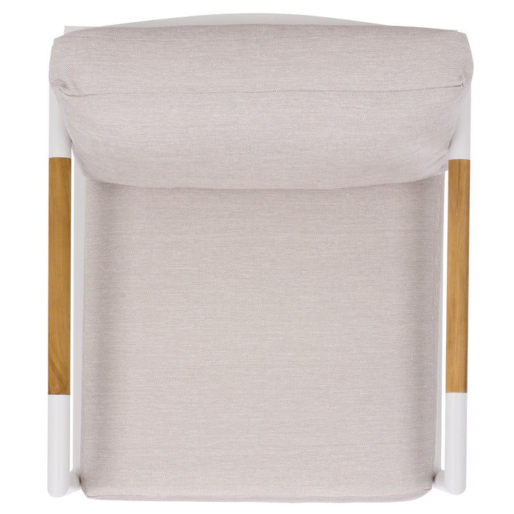 American Home Furniture Safavieh Couture Chryssa Aluminum And Teak Patio Chair