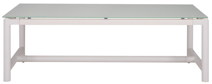 American Home Furniture Safavieh Couture Chryssa Aluminum And Teak Patio Coffee Table