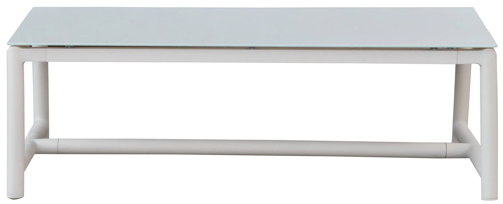 American Home Furniture Safavieh Couture Chryssa Aluminum And Teak Patio Coffee Table