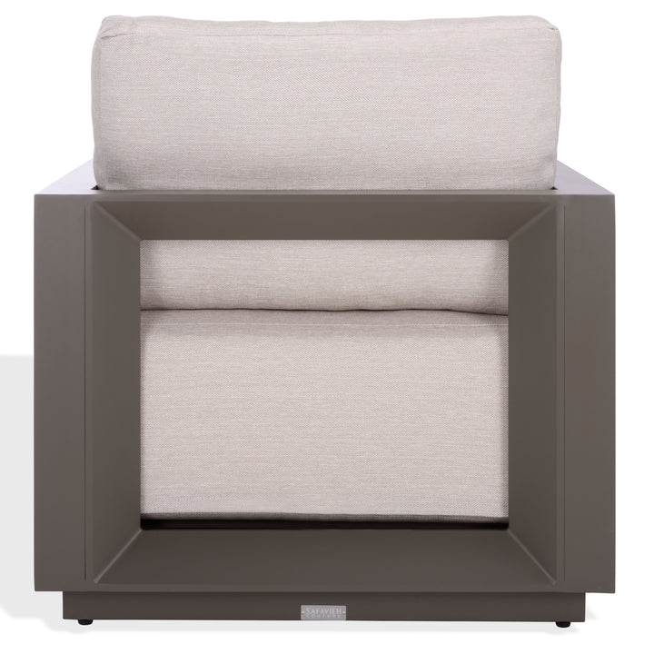 American Home Furniture Safavieh Couture Donaldo Aluminum Outdoor Lounge Chair