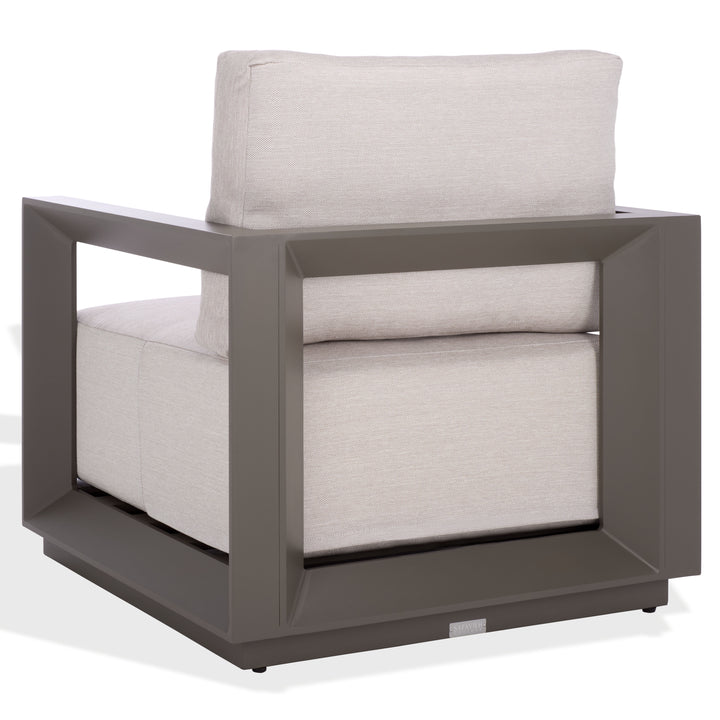 American Home Furniture Safavieh Couture Donaldo Aluminum Outdoor Lounge Chair