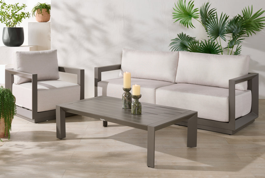 American Home Furniture Safavieh Couture Donaldo Aluminum Outdoor Coffee Table