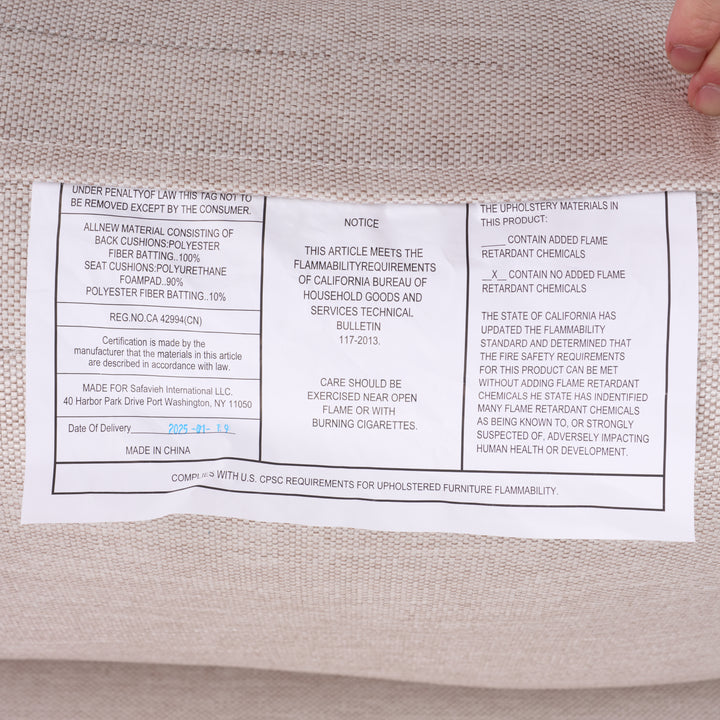 American Home Furniture Safavieh Couture Donaldo Aluminum Outdoor Lounge Chair