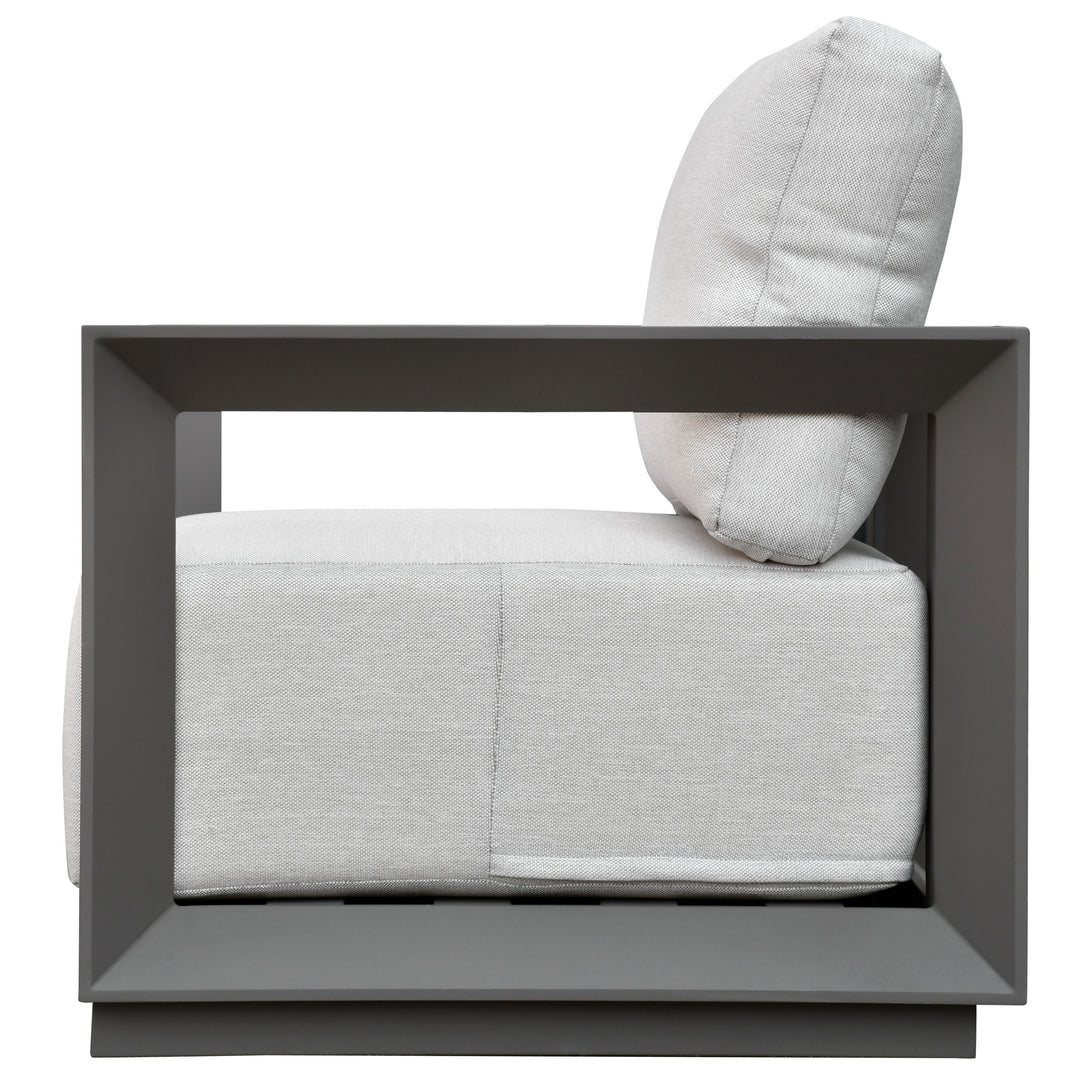 American Home Furniture Safavieh Couture Donaldo Aluminum Outdoor Lounge Chair