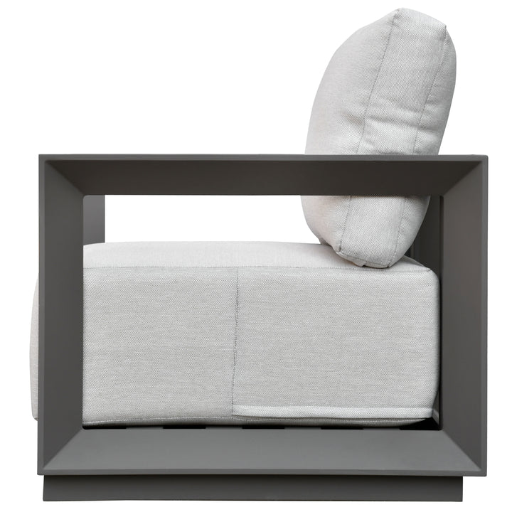 American Home Furniture Safavieh Couture Donaldo Aluminum Outdoor Lounge Chair