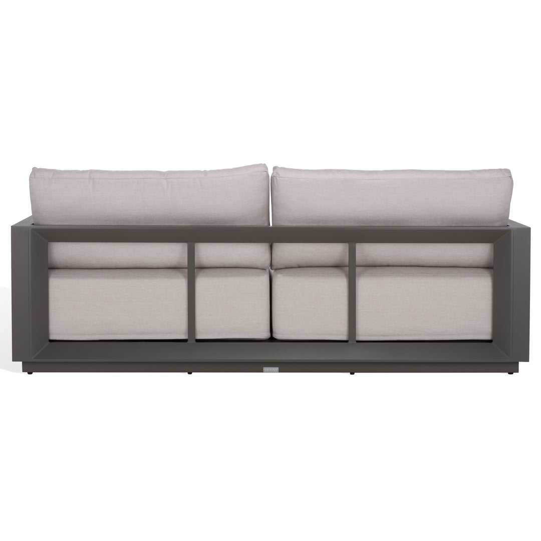 American Home Furniture Safavieh Couture Donaldo Aluminum Outdoor Sofa