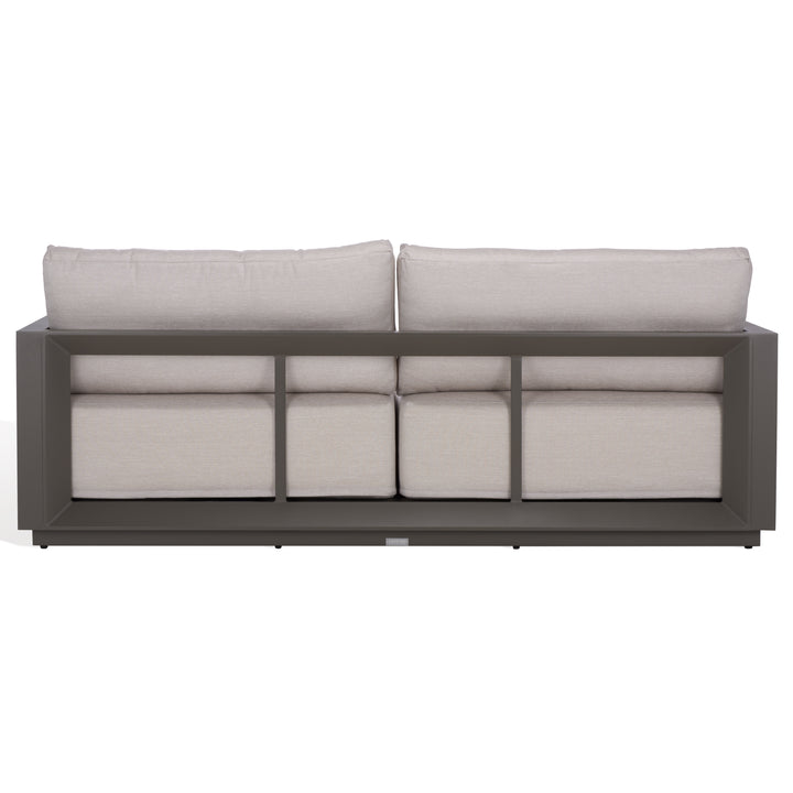 American Home Furniture Safavieh Couture Donaldo Aluminum Outdoor Sofa