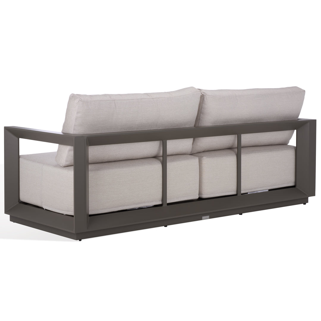 American Home Furniture Safavieh Couture Donaldo Aluminum Outdoor Sofa