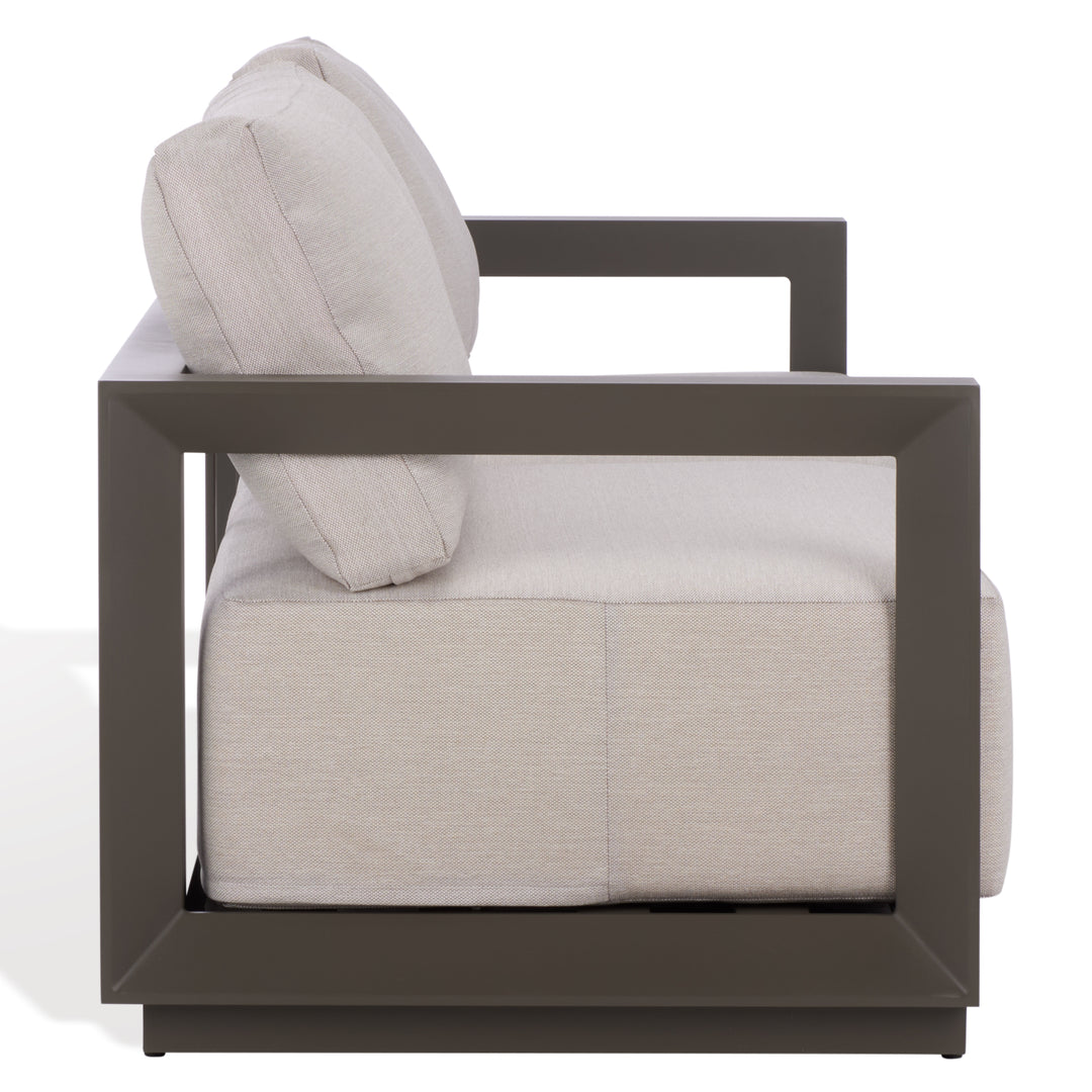 American Home Furniture Safavieh Couture Donaldo Aluminum Outdoor Sofa