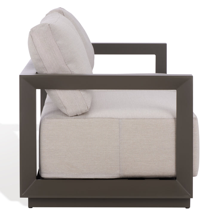 American Home Furniture Safavieh Couture Donaldo Aluminum Outdoor Sofa