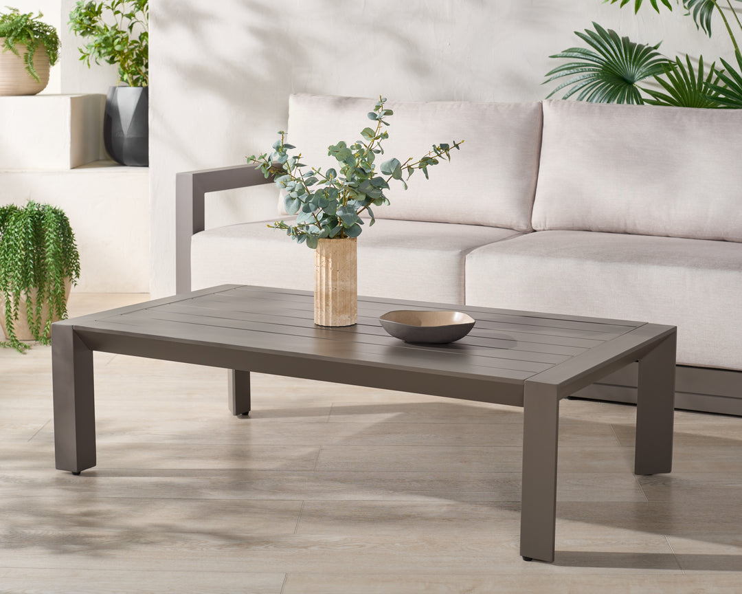 American Home Furniture Safavieh Couture Donaldo Aluminum Outdoor Coffee Table