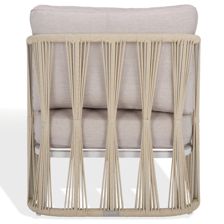 28"W x 30.7"D x 29.5"H / White/Beige